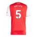 Arsenal Piero Hincapie #5 Hjemmedrakt 2025-26 Kortermet